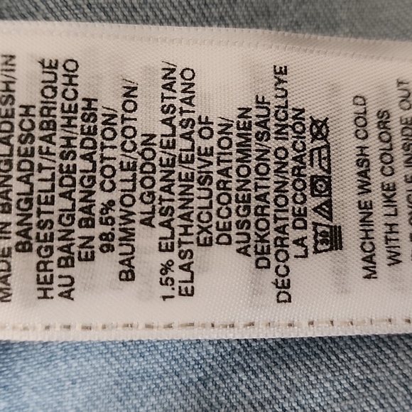 True Religion Denim Crop Jacket Stretch - Picture 12 of 13